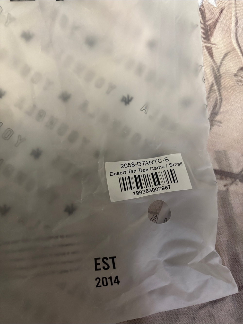 YoungLA Desert Tree Tan Camo Sweatpants Size: Small New - Picture 8 of 9
